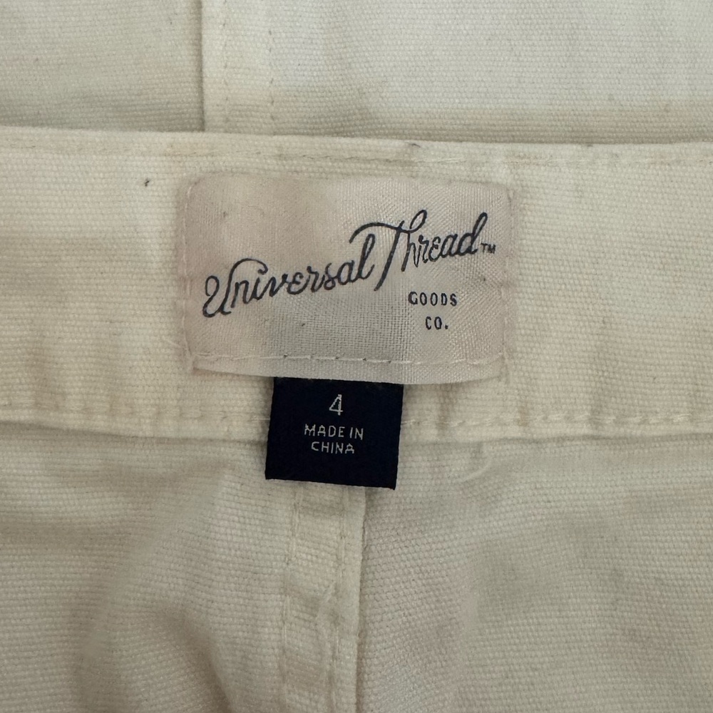 Women’s Universal Thread creamy white colored long denim skirt size 4 - Picture 6 of 7